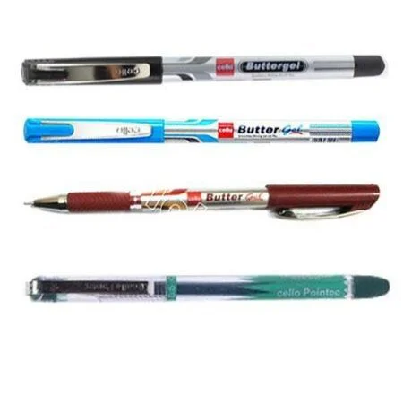 Cello Butter Flow Gel Pen (1Pcs,5Pcs) (Blue,Black,Red,Green)