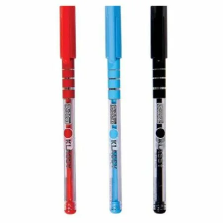Goldex Klassy Ball Pen (Blue,Black,Red) (5 pcs)