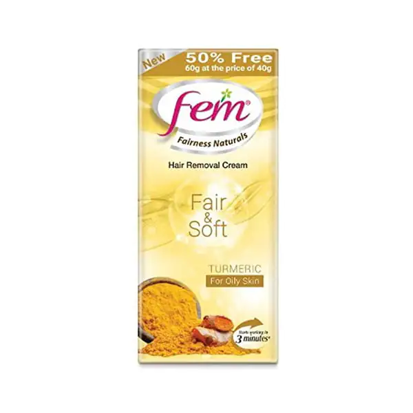 Fem Fairness Naturals Hair Removal Cream (60g)